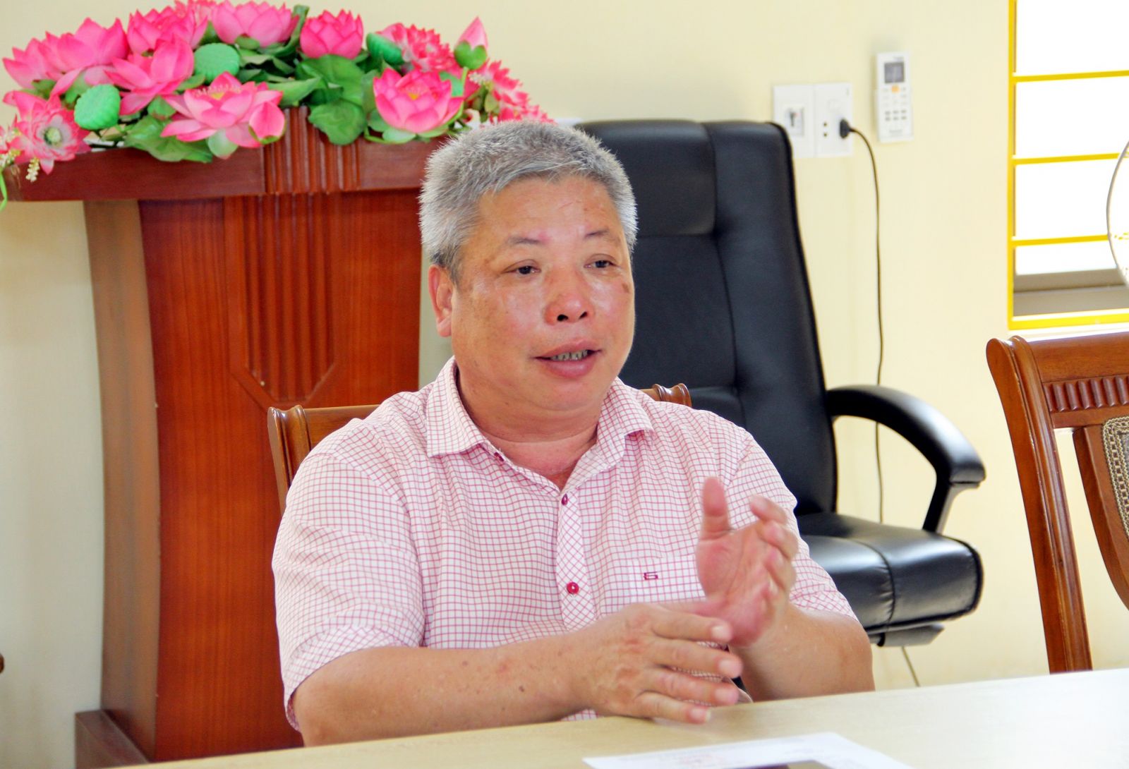 Ông Ngô Hùng Dũng, Chủ tịch Hiệp hội Doanh nghiệp thị xã Quảng Yên, tỉnh Quảng Ninh