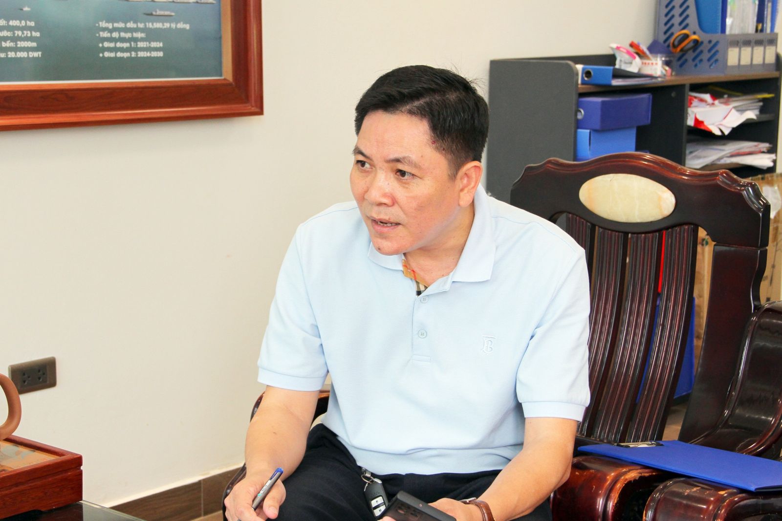 Ông Lương Xuân Đào, Phó Giám đốc Công ty CP Thành Đạt, TP Móng Cái, tỉnh Quảng Ninh